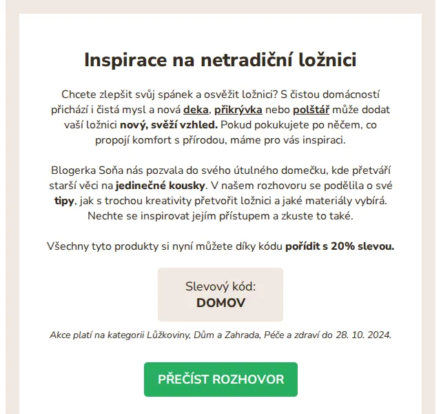 Ovečkárna: Lůžkoviny z ovčí vlny Merino se slevou 20 % – červen 2026 | Nuslet.cz
