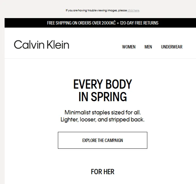 Calvin Klein: Jarní kolekce Every Body – červen 2026 | Nuslet.cz