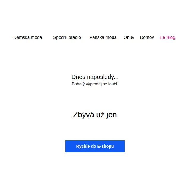 Blancheporte: Až -70 % ve výprodeji – červen 2026 | Nuslet.cz