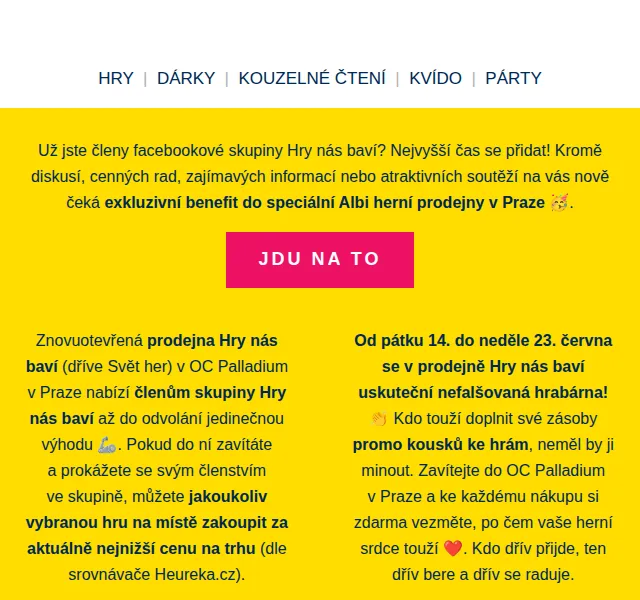 Albi: Hry nás baví! Výhody a hrabárna v Praze – červenec 2026 | Nuslet.cz