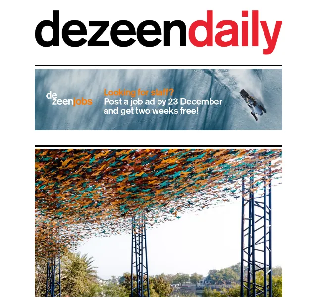 Dezeen Daily: Nová architektura a design – červen 2026 | Nuslet.cz