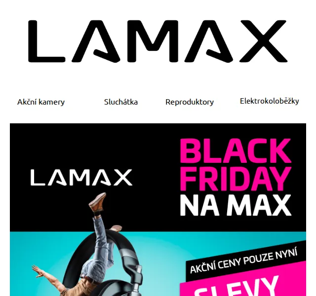 LAMAXshop: Black Friday slevy až 30 % – červen 2026 | Nuslet.cz