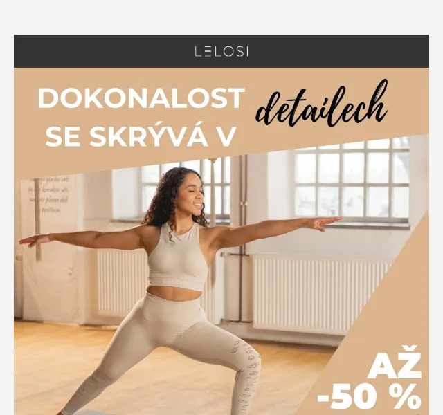 LELOSI: Sleva až 50 % na kolekci MOVE – červen 2026 | Nuslet.cz