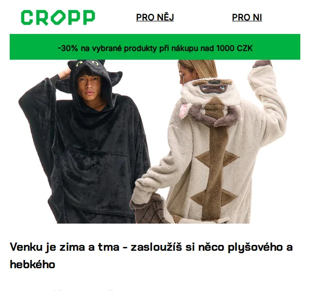 Cropp: –30 % na domácí oblečení – červenec 2026 | Nuslet.cz