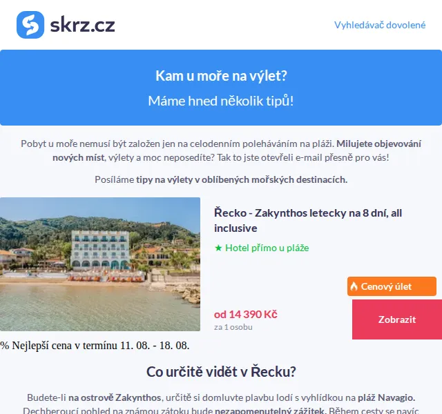Vánoce na Skrz: 10 tipů na výlety u moře – červenec 2026 | Nuslet.cz
