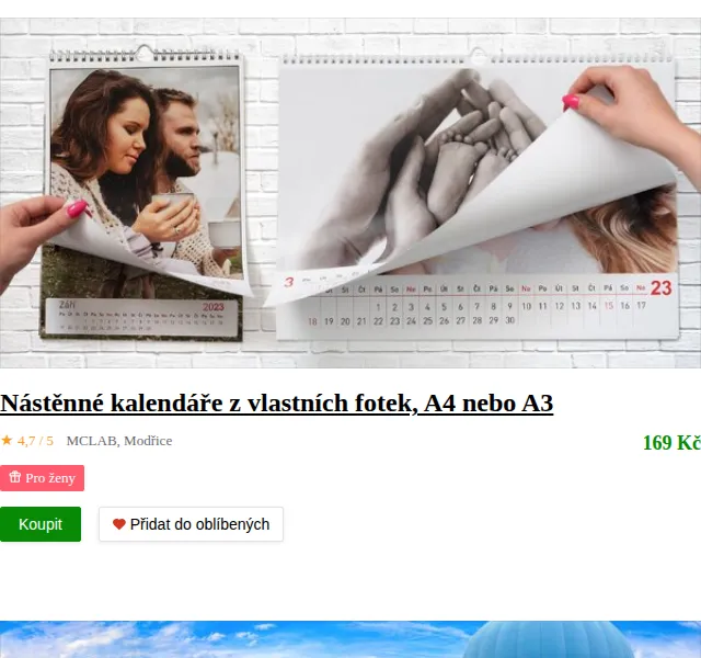 Slevomat: Fotokalendáře A3 i A4 od 169 Kč – červenec 2026 | Nuslet.cz