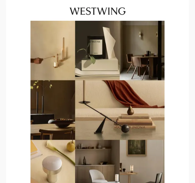 Westwing: Audo Copenhagen, Calan židle, Upbeat kolekce – duben 2026