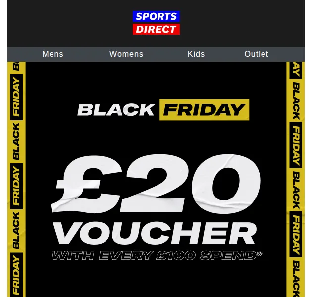 Sportsdirect: Voucher £20 k nákupu za £100 na Nike, adidas – červen 2026 | Nuslet.cz