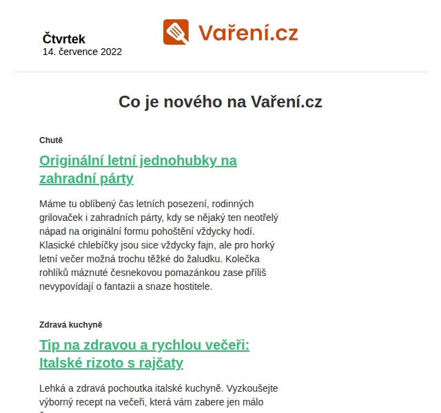 Vaření.cz: Nové letní recepty s ovocem a cuketou – červenec 2022 | Nuslet.cz