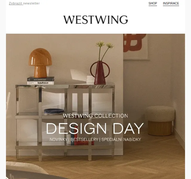 Westwing: Den designu – novinky a bestsellery Westwing Collection – červen 2026 | Nuslet.cz