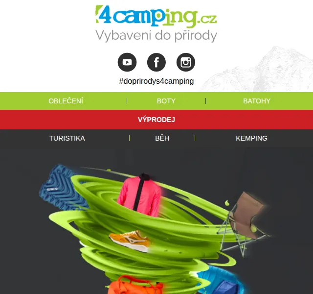 4camping.cz: Slevové tornádo – až 50% na camping – červen 2026 | Nuslet.cz