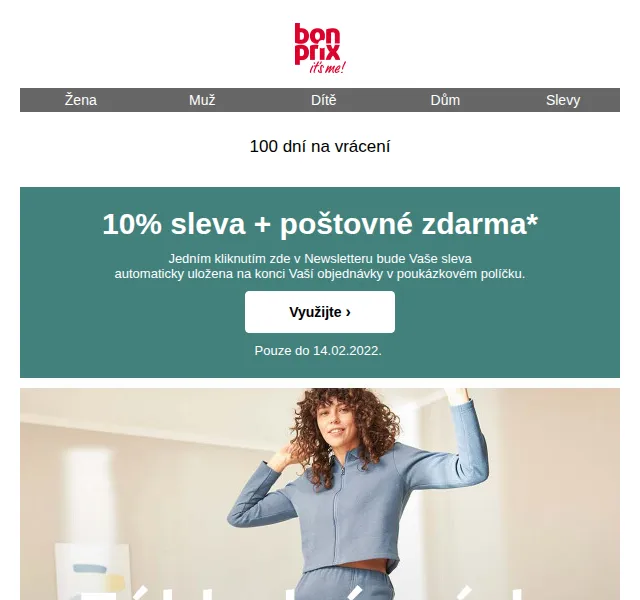 Bonprix: 10% sleva a poštovné zdarma – červen 2026 | Nuslet.cz