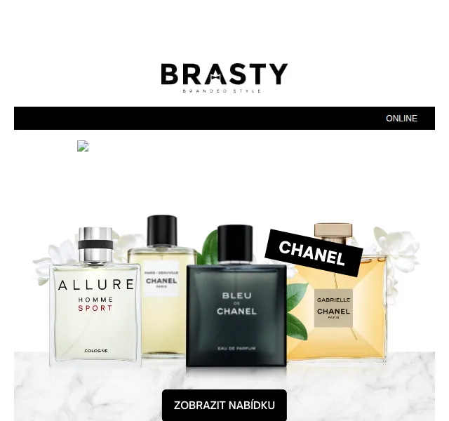 BRASTY: Sleva 15 % na Chanel – červen 2026 | Nuslet.cz