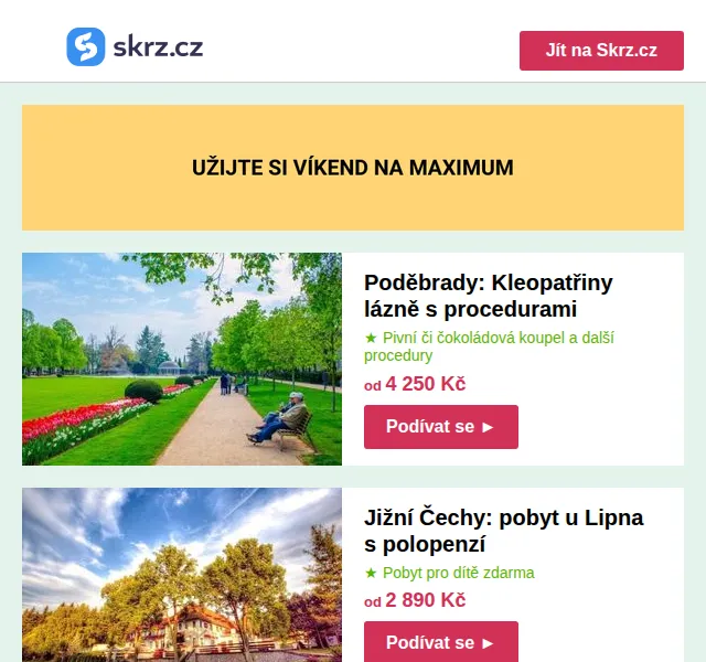Vánoce na Skrz: pobyt u Lipna od 2 890 Kč – červen 2026 | Nuslet.cz