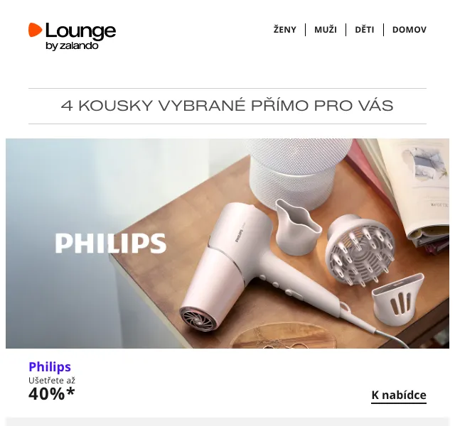 Lounge by Zalando: Michael Kors, Philips – až 75 % – září 2026