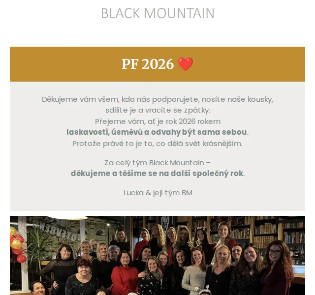 Black Mountain: Novoroční přání 2026 | Nuslet