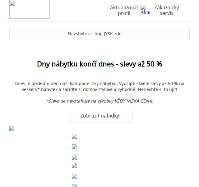 JYSK: Slevy až 50 % na nábytek – červenec 2026 | Nuslet.cz
