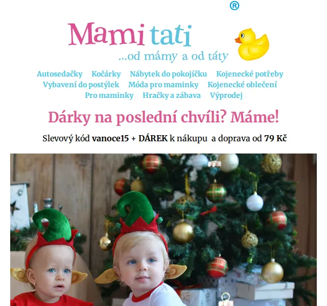 Mamitati.cz: 15% sleva na dárky pro děti – červenec 2026 | Nuslet.cz