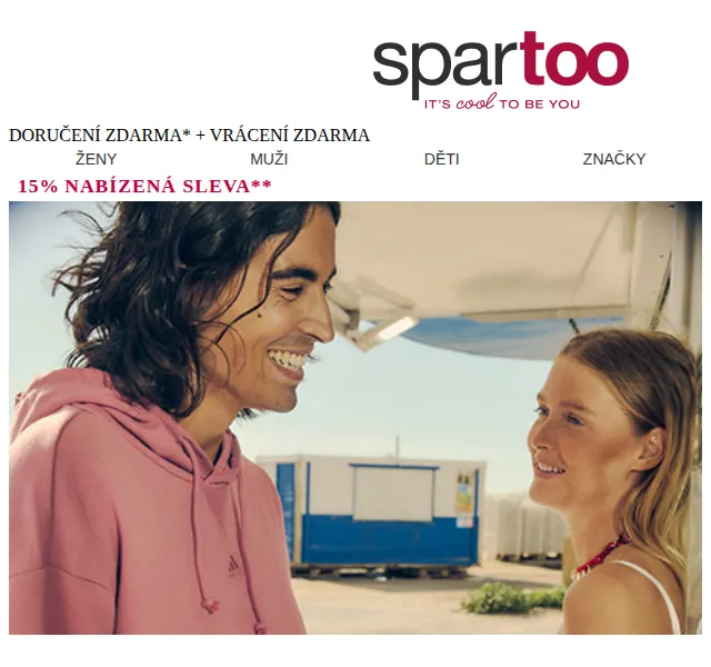 Spartoo: Sleva 15 % na Jack & Jones – červen 2026 | Nuslet.cz