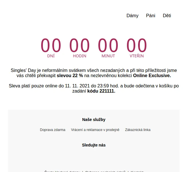 DEICHMANN: Singles' Day sleva 22 % – listopad 2021 | Nuslet.cz