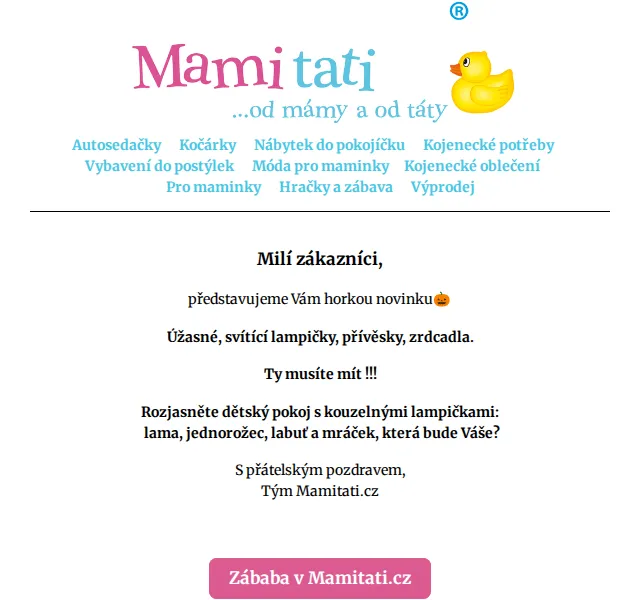 Mamitati.cz: Svítící lampičky Innogio – červenec 2026 | Nuslet.cz