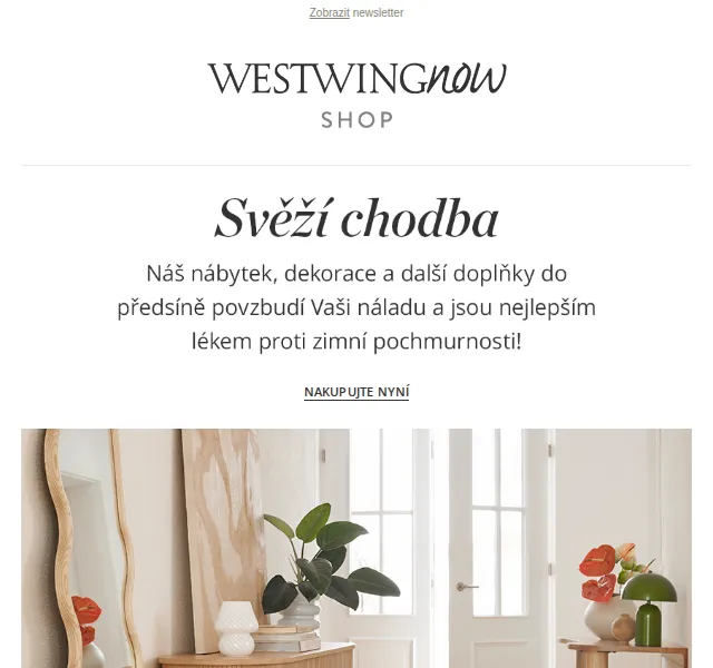 Westwing: Svěží barvy a nové tvary – červen 2026 | Nuslet.cz