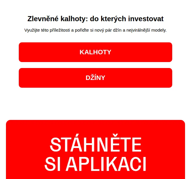 Stradivarius: Nejlepší džíny a kalhoty ve slevě – červenec 2026 | Nuslet.cz