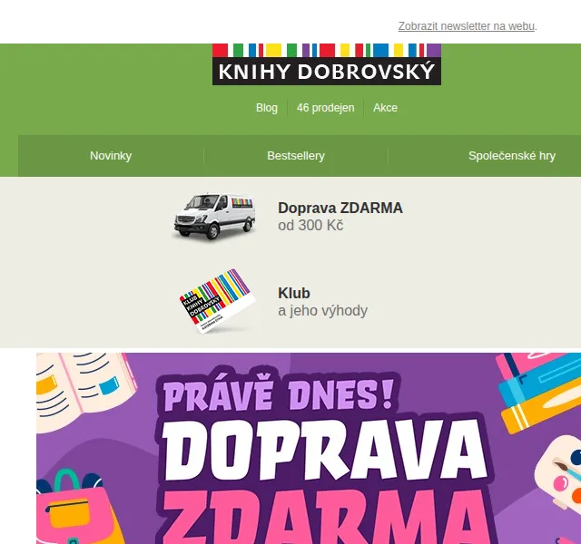 KnihyDobrovsky.cz: Doprava zdarma od 300 Kč – červenec 2026 | Nuslet.cz