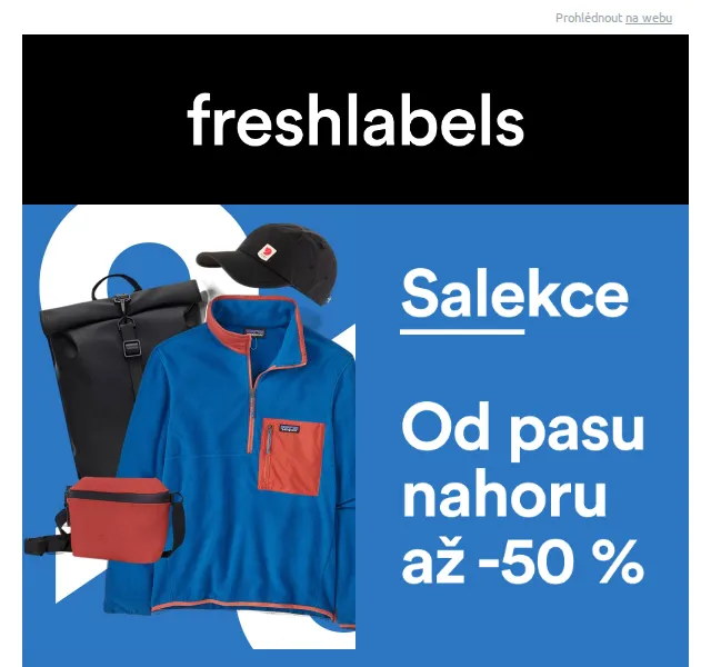 Freshlabels: Slevy na trička a bundy až 50 % – červen 2026 | Nuslet.cz