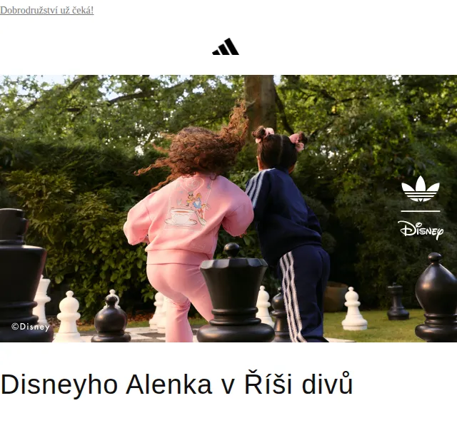 Adidas: Nová kolekce Disney Alenka a Minecraft – duben 2026