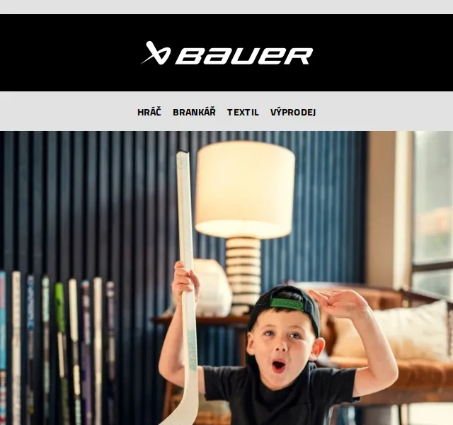 Bauer Hockey Česko: Mystery Mini, vyhřívané rukavice a brusle – červenec 2026 | Nuslet.cz