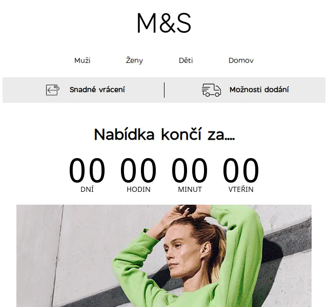 Marks and Spencer: sleva 20 % na kolekci Goodmove – červen 2026 | Nuslet.cz