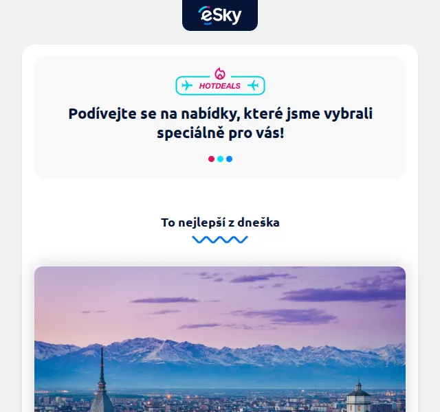 eSky: Letenky do Turína od 944 Kč – červenec 2026 | Nuslet.cz