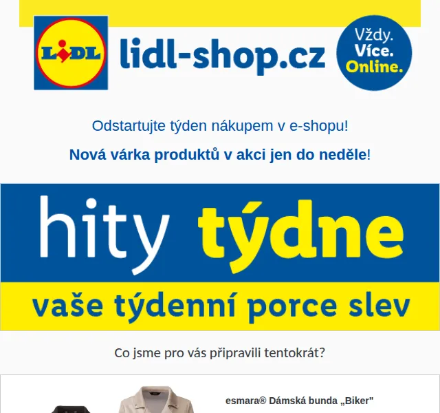 Lidl: Hity týdne se slevou až 66 % – červen 2026 | Nuslet.cz