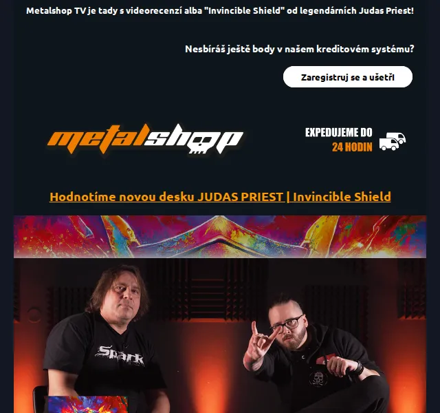 METALSHOP: Recenze desky Judas Priest + merchandise – červenec 2026 | Nuslet.cz