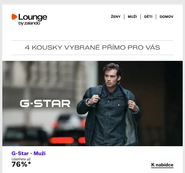 Lounge by Zalando: G-Star, Fiskars, Nebbia – sleva až 80 % | Červen 2026