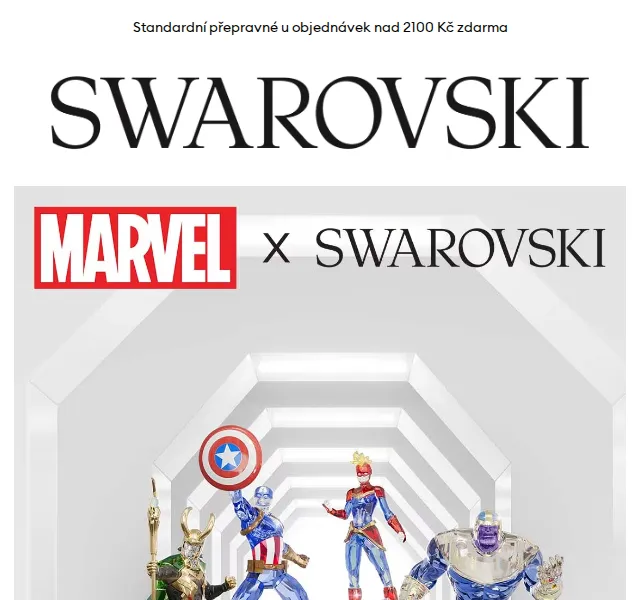 Swarovski: Marvel x Swarovski figurky – červenec 2026 | Nuslet.cz