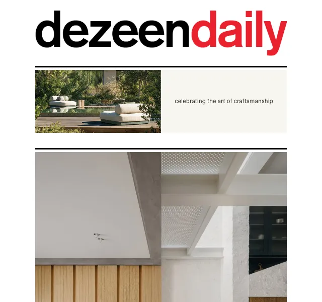 Dezeen Daily: architektura a design – červenec 2026 | Nuslet.cz
