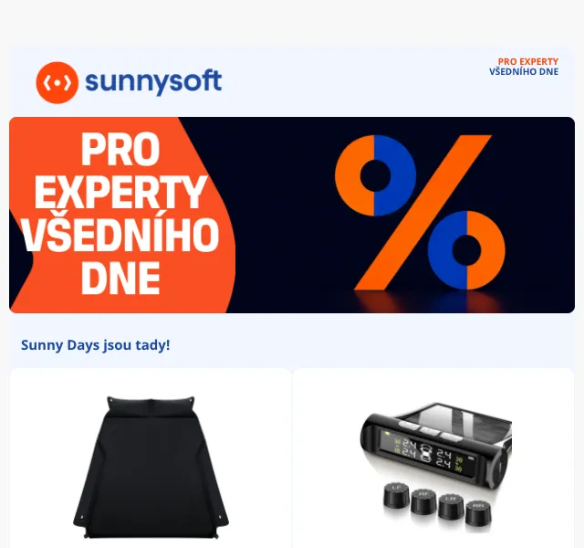Sunnysoft.cz: AutoMoto příslušenství – sleva až 20 % – červen 2026