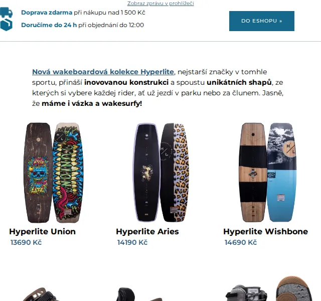 SNOWBOARD ZEZULA: Nová kolekce Hyperlite 2022 – červen 2026 | Nuslet.cz