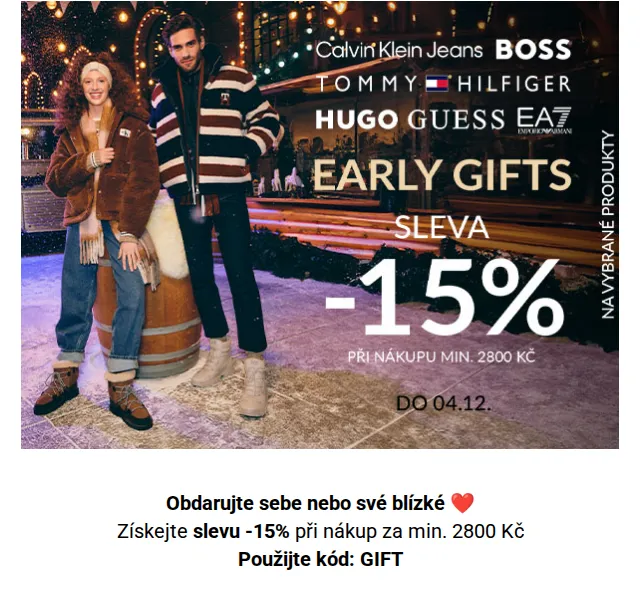 Modivo: Sleva 15 % na dárky – červenec 2026 | Nuslet.cz