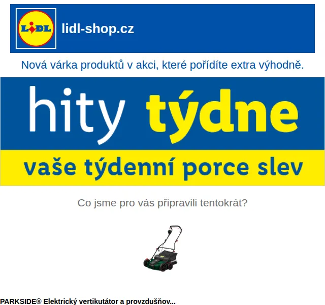 Lidl: Hity týdne se slevami až 35 % – červenec 2026 | Nuslet.cz