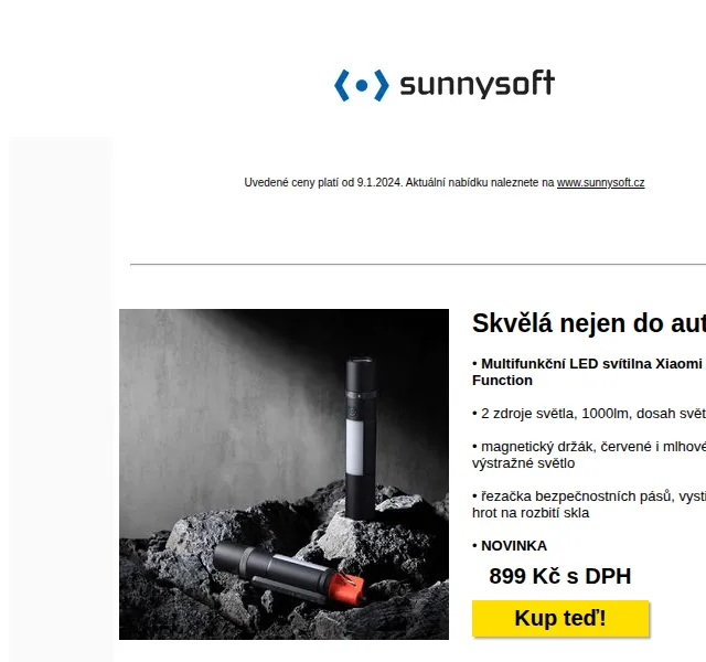 Sunnysoft: Slevy na Xiaomi, Philips a auto příslušenství – červenec 2026 | Nuslet.cz