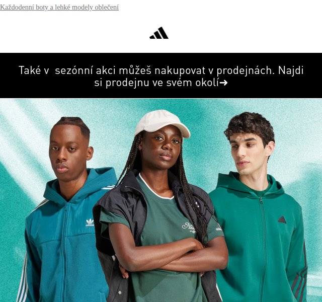 Adidas: Jarní slevy až 40 % – březen 2026 | Nuslet.cz