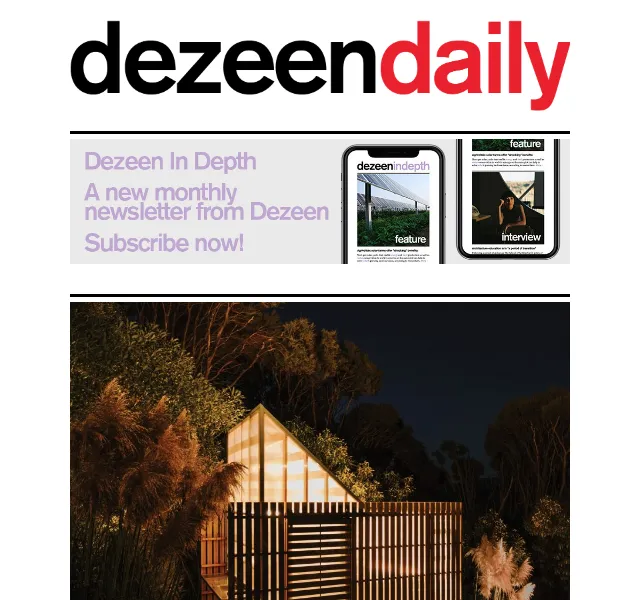 Dezeen Daily: Novinky z architektury – červen 2026 | Nuslet.cz