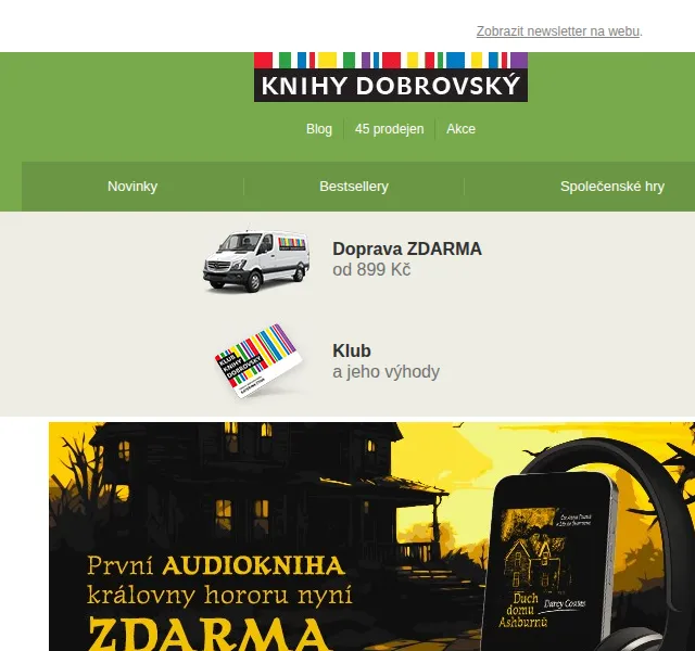 KnihyDobrovsky.cz: Darcy Coates audiokniha zdarma – červenec 2026 | Nuslet.cz