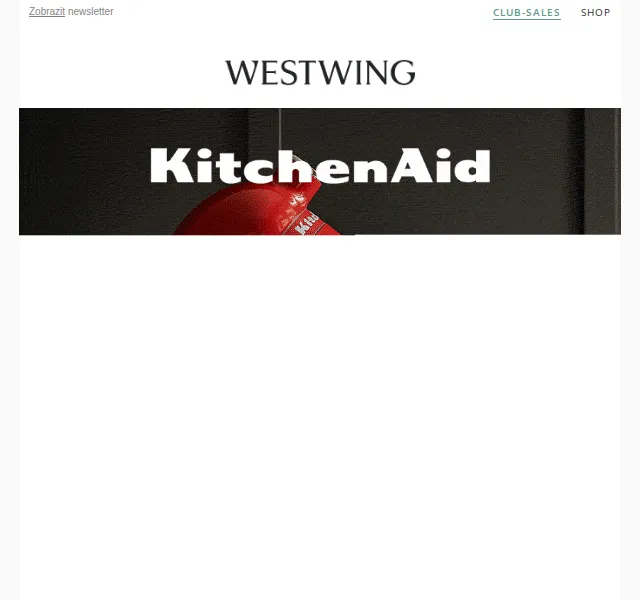 Westwing: KitchenAid akce končí – červen 2026 | Nuslet.cz