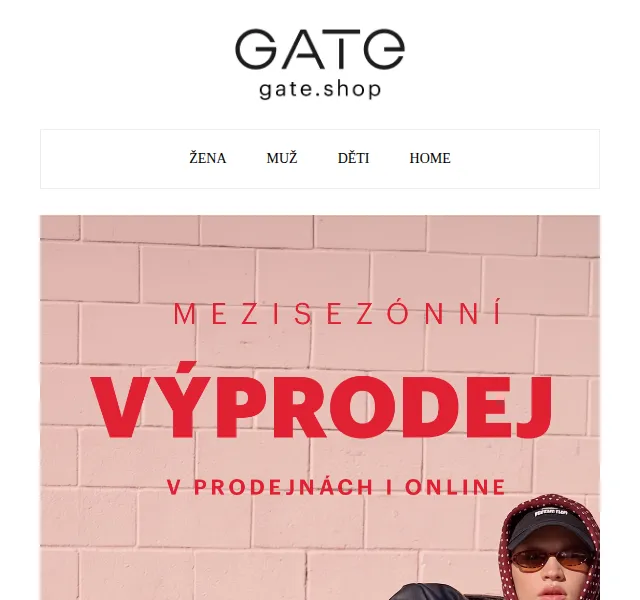 Gate.Shop: Mezisezónní výprodej – duben 2026 | Nuslet.cz
