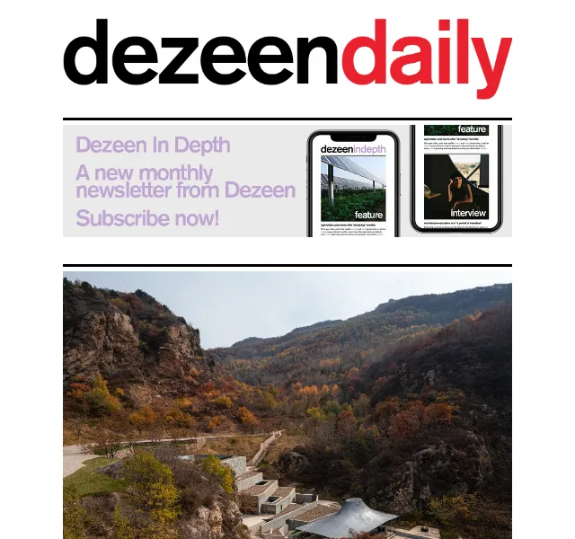 Dezeen Daily: novinky z architektury a designu – červenec 2026 | Nuslet.cz