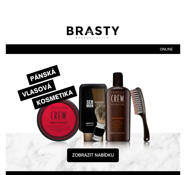 Brasty: Sleva 10% na vlasovou kosmetiku – červen 2026 | Nuslet.cz